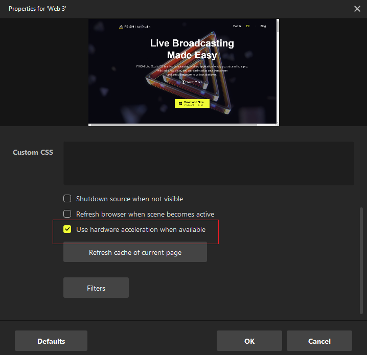 Optimizing Live Streaming Performance | PRISM Live Studio